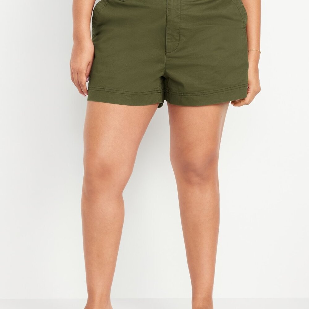 High-Waisted OGC Chino Shorts -- 3.5-inch inseam- Old Navy
